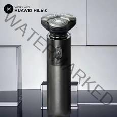 전기면도기 huawei hilink apiyoo 전기 방수 휴대용 패브릭 면도기 남성 스마트 수염 트리머 기계 shaving shavers man for men39s, 재즈 블랙