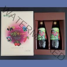 해피아 문경 오미자 청 1000ml 2병 원액 차 과일청, 700ml