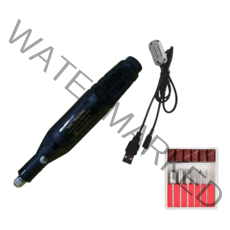네일드릴 발톱스케일링 발톱가는 기계 손톱정리 셀프젤네일제거 큐티클제거기, USB 펜타입 그라인더(블랙)