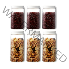 락앤락 도어포켓 캐니스터 용기세트 750ml x 3p + 1L x 3p, 2세트