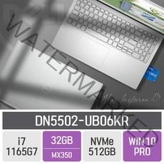 DELL 인스피론 15 5502 DN5502-UB06KR [사무용 노트북추천], 32GB, SSD 512GB, 포함