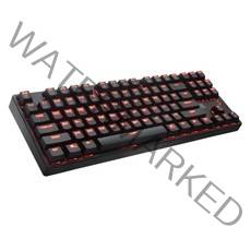 COX 교체축 기계식 단일 LED 텐키리스 게이밍 유선키보드, CK250, 블랙