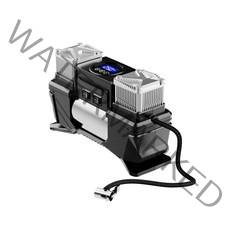 LICHEERS 더블 실린더 공기펌프 에어컴프레셔 블랙 LC-304, 1개