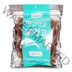 2개 먹고먹고또먹고 닭고기 800g 대용량저키 애견간식 강아지 도그 펫 져키 간식