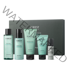 이니스프리 포레스트 포맨 모이스처 스킨케어 화장품 3종 세트, 스킨 180ml + 로션 140ml + 크림 80ml + 쉐이빙 & 클렌징 폼 50ml + 에센스 15ml, 1세트