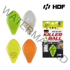 HDF 해동 피나투라 메바루 킬러볼 캐스팅볼 던질찌 볼락 전갱이 풀치 한치 호래기, 02 SS(슬로우싱킹) 6.0g, 옐로우
