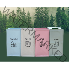 재활용 3단 4단 업소용 가정용 분리수거함 가방, 4.마니분리수거함4p(30*30*60cm)