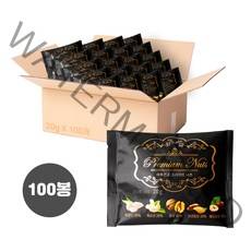 송림식품 하루견과 프리미엄너츠 낱봉 50봉, 100봉, 20g