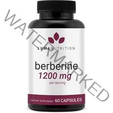 Berberine HCI 1200mg 베르베린 Plus 혈당과 콜레스테롤 수치 조절 AMPK 효소 조절에 도움을 주고 포도당대사 소화 체중조절 당뇨병 도움, 60 정