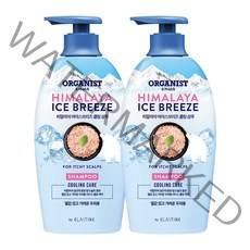 오가니스트 히말라야 아이스브리즈 쿨링 샴푸 750ml 2개, 단품