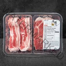 파머스팩 도뜰한돈 삼겹 목살 반반팩 (냉장), 1kg, 1개
