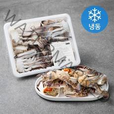 바다자리 국산 절단꽃게 (냉동), 500g, 1개