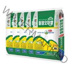 동송농협 철원오대쌀 2021년산, 20kg, 5개