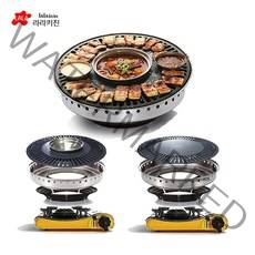 라라키친 연기안나는 다군다불판 고기불판 다군다직화구이기, 다군다불판 찌개용+수납가방