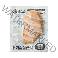 푸드원 냉장 훈제 닭가슴살 저염분, 10팩, 100g