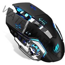 KEYXGSUL 유선 무선 무소음 e스포츠 게임 마우스 G402 Q8 프로그래머블 오퍼레이션, 테크노 블랙