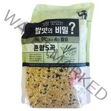 가장 맛있는 밥맛의 비밀 4일 발효 혼합 5곡, 2kg, 1개