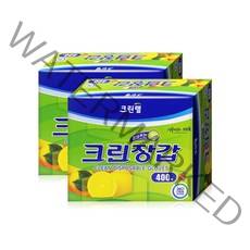 크린랲 뽑아쓰는 크린 장갑 400매, 2개