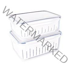 은스홈 신선 야채 냉장고 수납 채반 용기 2700ml, 4000ml 1+1