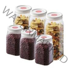 락앤락 도어포켓 캐니스터 용기세트 750ml x 3p + 1.3L x 3p, 3세트