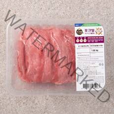 포크빌포도먹은돼지 뒷다리살 불고기용 (냉장), 1kg, 1개