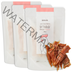 반려소반 강아지 간식 50g, 3개, 닭가슴살