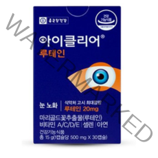 종근당건강 아이클리어 눈사랑 루테인, 30캡슐, 4개