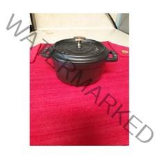 스타우브 꼬꼬떼 냄비 그릴팬 솥밥 주철 블랙 미니 라운드 10cm 3 7/8 Cocotte Pot New, 단일사이즈