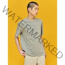 [빈폴] [REGULAR] 애쉬 가먼트 다잉 포켓 티셔츠 (BC1342A164)