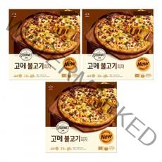 씨제이제일제당 고메 클래식 불고기 피자 405g x 3개, 단품