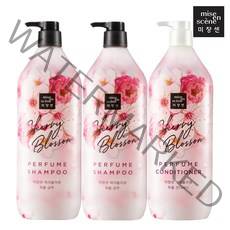 [무료배송]미쟝센 체리블라썸 퍼퓸1100ml(샴푸2개+컨디셔너1개), 1세트