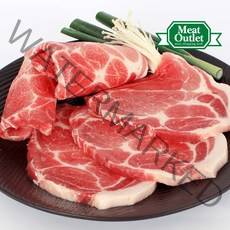 미트아울렛 신선 왕목살(목전지) 구이용 500g, 1개