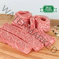 미트아울렛 숙성 냉장 와규 눈꽃갈비살(진갈비살) 구이용 300g 호주산, 1개