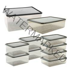 비트리 부드럽게 휘어지는 냉동실정리용기 600ml x 4p + 1L x 4p + 2.3L + 3.8L, 1세트