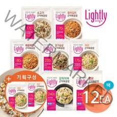 라이틀리 곤약볶음밥 12개 선택+(증)계란2개, 3. 닭가슴살  200g x 12개