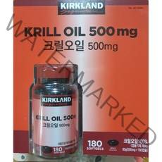 커클랜드 크릴오일 500mg x 180캡슐, 2개