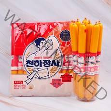 진주햄 천하장사 소시지 20개(2봉 봉당 10개 600g 개당 60g), 1개