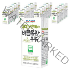 파스퇴르 무항생제 인증 바른목장 우유, 24팩, 190ml