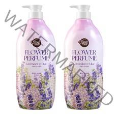 샤워메이트 플라워퍼퓸 바디워시 라벤더&라일락, 900ml, 2개