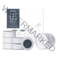 아토젯 클렌징 주방 코브라형 + 헤드필터 6p 세트, 1세트
