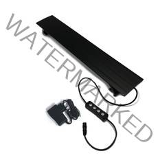 칸후 밝기 색상조절 수족관 LED 등커버 매트블랙 MD-350, 1개