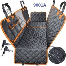 문틀형가로바 후미형자전거캐리어 3대 2대 pet dog cat car back seat, 9001a 브라운, 폴리에스터, 사계절