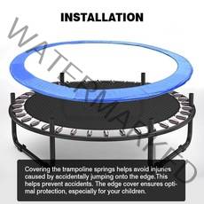 범용 트램폴린 교체 안전 패드 스프링 커버 오래 지속되는 트램펄린 에지 커버 피트니스 액세서리 3.05m 3.66m, 10 피트, 협력사