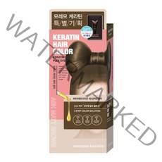 모레모 케라틴 헤어 컬러 염색제, 애쉬 매트 브라운, 1개