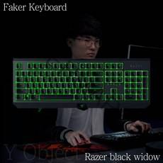 페이커 키보드 Razer Black Widow 레이저 블랙위도우 기계식 Razer 키보드, ., ., 블랙위도우 키보드