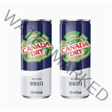 코카콜라 캐나다 드라이 클럽소다, 250ml, 30개