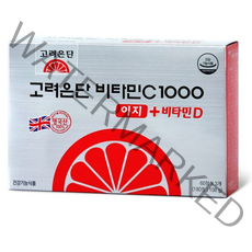 고려은단 비타민C1000 이지+비타민D 600mg x120정x1박스, 5개