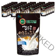 베지밀 검은콩 아몬드 호두 두유 파우치, 190ml, 45개