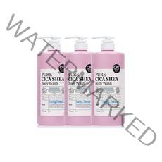 온더바디 퓨어시카 쉐어 베이비파우더 바디워시 1000ml 3개, 퓨어시카 쉐어 베이비파우더 바