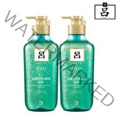 (주)아모레퍼시픽 려 청아 딥클렌징&쿨링 샴푸550ml, 2개